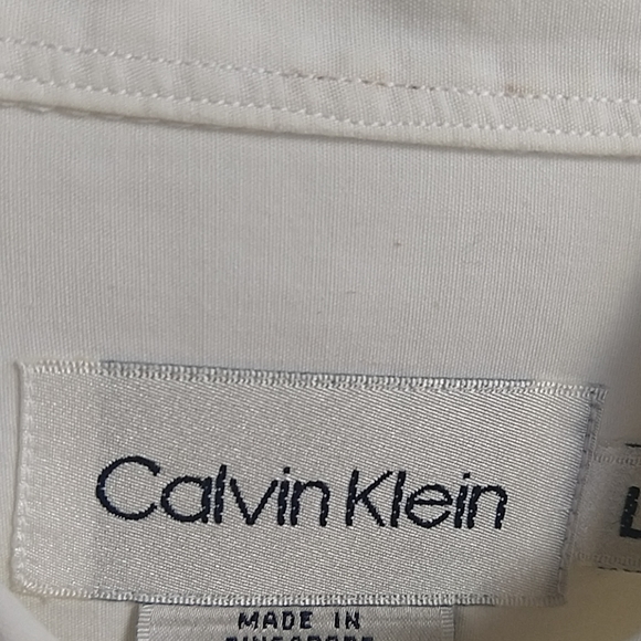 Calvin Klein white button up. - Picture 2 of 3